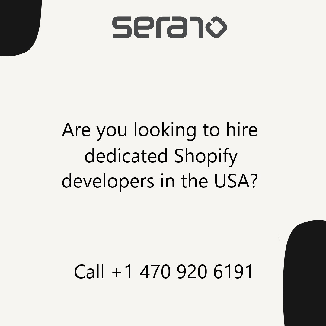 SeraroLLC's tweet photo. Hire Dedicated Shopify Developer in the USA

To know more-
Visit- https://t.co/IUbJPyCTKl

Call +1 470 920 6191

#staffing #recruitment #staffingagency #itagency  #recruiters #seraro #developer #windows #hiring #ecommerce #employment https://t.co/NRfhZGP9LK