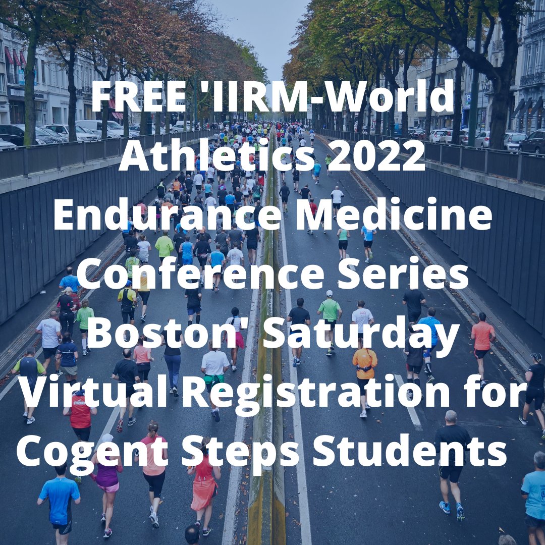 CogentStepsLLC's tweet photo. Special Offer for Current &amp; Past Cogent Steps Students! Get a complimentary registration to the Saturday virtual program on April 16. Enter COGENTSTEPS in the“discount code” box at checkout. Register here: https://t.co/1iJm9ElxFV

Spread the word! #cogentsteps #iirm https://t.co/MusZBHZ5l2