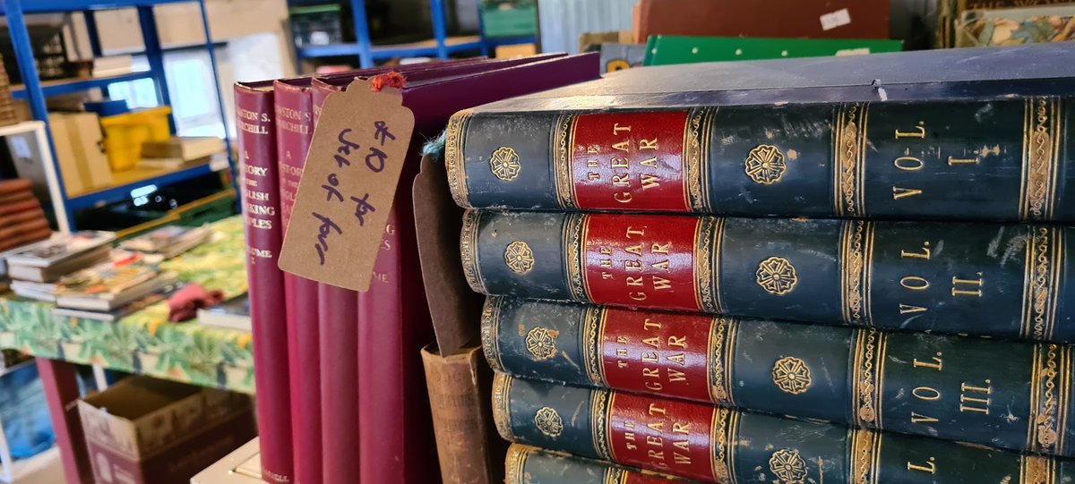 BookBasin's tweet photo. We have a fine selection of vintage books available, all at very affordable prices. Come and make a connection with history.

#vintage #history #leatherbound #books #independentbookshop #transhipmentwarehouse #whaleybridge #derbyshire https://t.co/oI5YmsqIU3