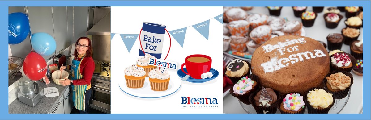 Blesma's tweet photo. Join us for Bake for Blesma in May and help support our injured veterans! 

Host your own Bake for Blesma event in May and fundraise for us by selling your baking creations! 🍰

Sign up below to get your Blesma cake toppers, bunting and fundraising pack!
https://t.co/ofbNt9h5AX https://t.co/2NOex24gNc
