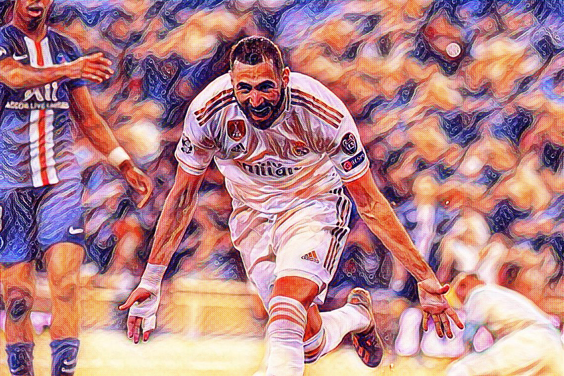 AllStarMoments's tweet photo. Dope Benzema available soon! This goal confirmed the hat-trick against Paris Saint Germain in the round of 16 of the champions league 21/22😃 https://t.co/kXciMEpi25