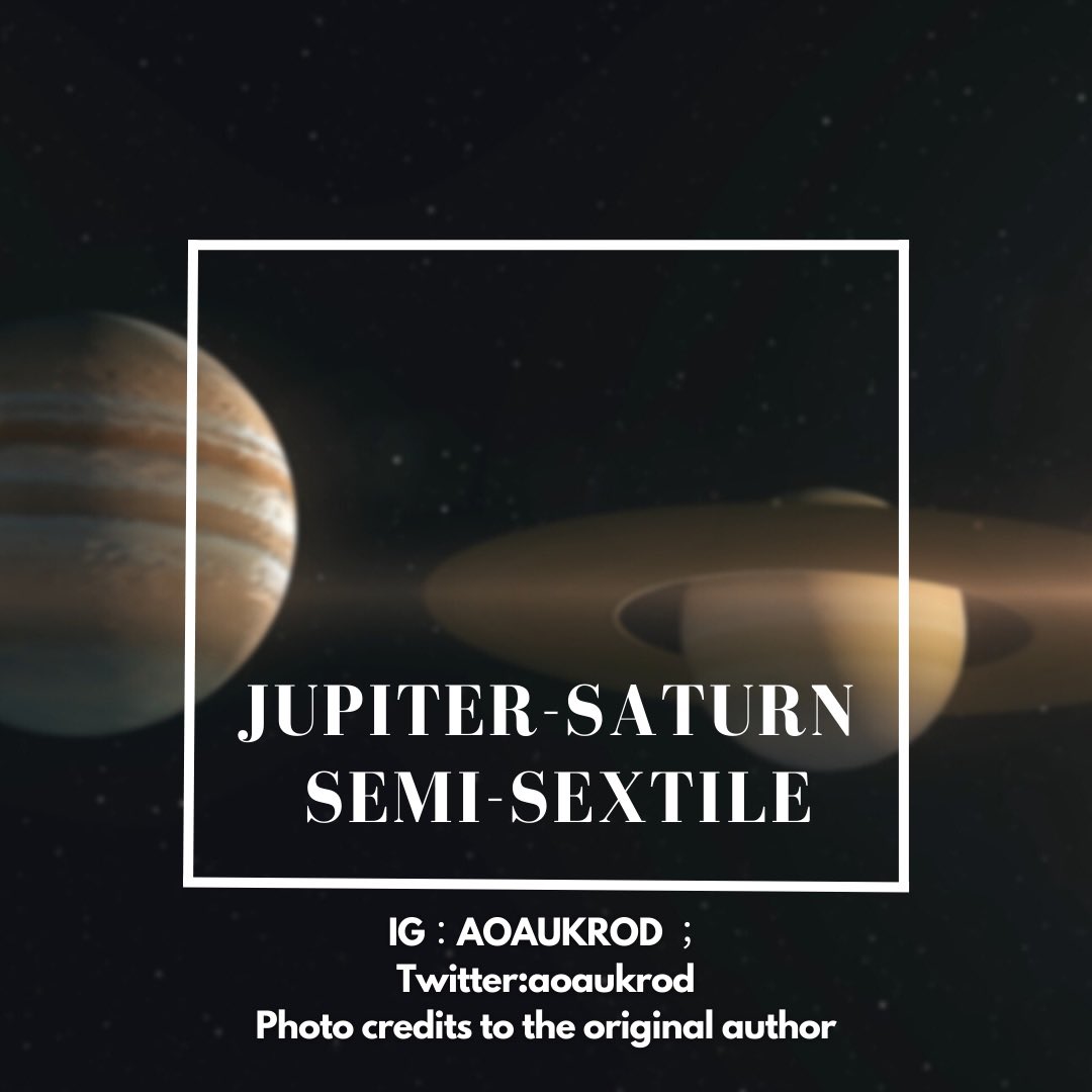 AstroAcademyUK's tweet photo. The recent Jupiter-Saturn semi-sextile is the first aspect these two planets first form since 2020, and those who are more sensitive will be able to see the direction of future trends from recent changes in major events as well as those unexpected frustrations.  #astrology https://t.co/WBglrGIamp