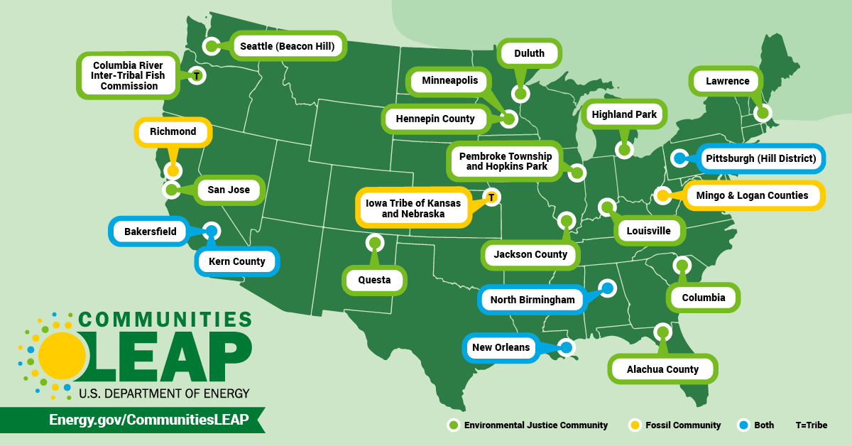 DOECMEI's tweet photo. With support from @ENERGY, 22 communities will create community-wide action plans that reduce air pollution, increase energy resilience, lower utility costs, and create good-paying jobs. #LocalEnergyAction
Learn more: https://t.co/ibhNBuCXQx https://t.co/5w7KVmsjEg