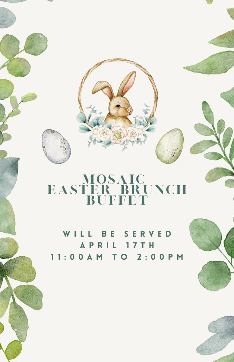 We are back in full swing with our guest favorite!! Our extravagant Brunch Buffet will be back this Easter April 17th, with a carving station , Charcuterie & cheese station, desserts, Bennys and much more. Reserve your table today and book a spot. Call us at (604)683-1234