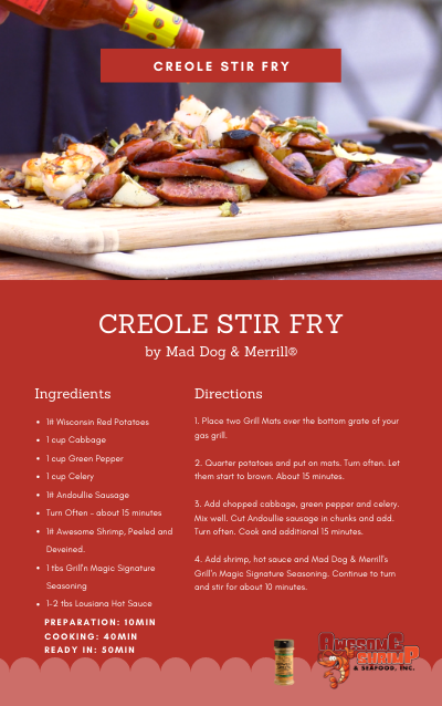 DogMerrill's tweet photo. Learn how to make Creole Stir Fry on the Grill! https://t.co/e5ZGZGLX08
#grillingrecipes #learntogrill #grillingblog #howtogrill #maddogandmerrill #americasgrillingshow @awesome_shrimp https://t.co/95FcPVe2eJ #awesomeshrimp https://t.co/4m0nYuK8Wu