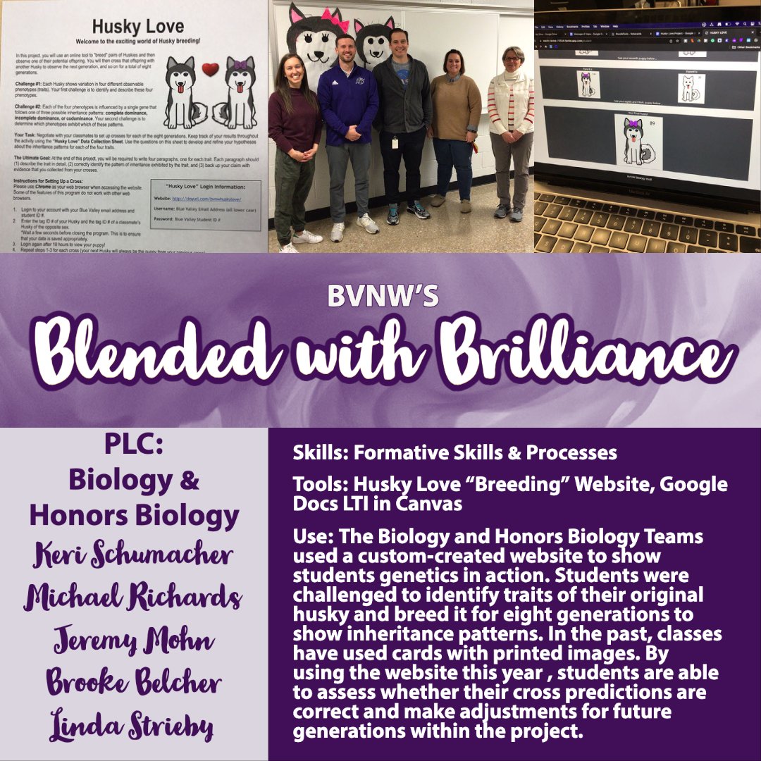 BVNW_Teachers's tweet photo. Check out how the Biology/Honors Biology Team is illustrating trait dominance through tech. https://t.co/cCPaiJanIW