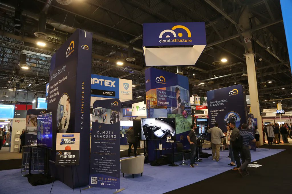 cloudastructure's tweet photo. That's a wrap ISC West 2022! Thank you to all who turned out and stopped by to see what's new at Cloudastructure. See you next year!
#iscwest2022 #ai #machinelearning #security https://t.co/RBoqCCxtZV