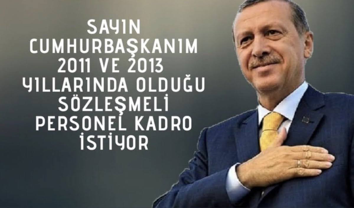 bakkalgazi10's tweet photo. -Sevdiklerimizden Daha Fazla Uzak Kalmak İstemiyoruz

-İş Barışımızın Olmasını İstiyoruz

-9 Yılın Sonunda Sözleşmeli Memurların Kadroya Geçirirmesi İstiyoruz

Sayın Cumhurbaşkanım Sözleşmelinin Gözü Kulağı Sizde @RTErdogan
#SözleşmeliHakkınıİstiyor https://t.co/XFRwDeEYLU