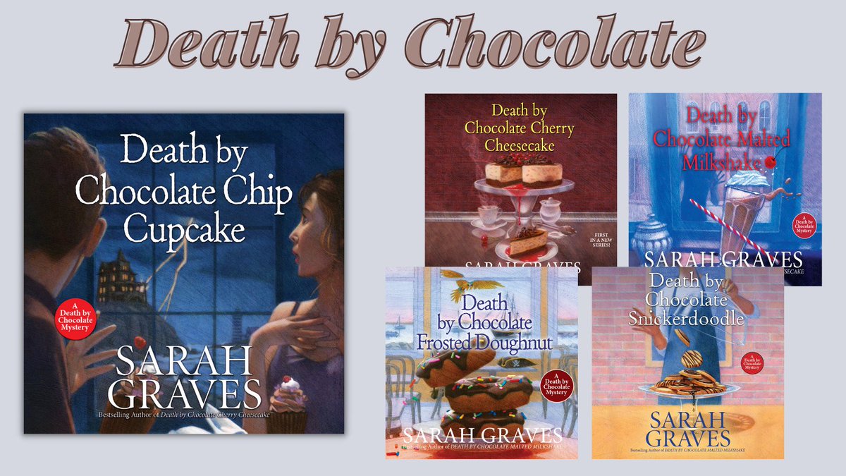 Dreamscapeaudio's tweet photo. The fifth book in the Death By Chocolate series is now out! Listen to these drool-worthy mysteries on audio today! https://t.co/JLqvmTA1Nm
@boycevoice @SarahGraves2011 #cozymystery #booktwt https://t.co/ci9MJGtbXF