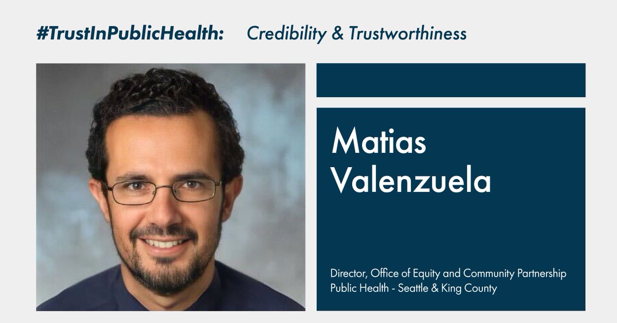 Matias Valenzuela (@MatiasKCequity) discusses the important connections between racism and public health as well as creating priority populations.

Watch: ow.ly/R9Ye50IvhYC  #TrustInPublicHealth #healthequity