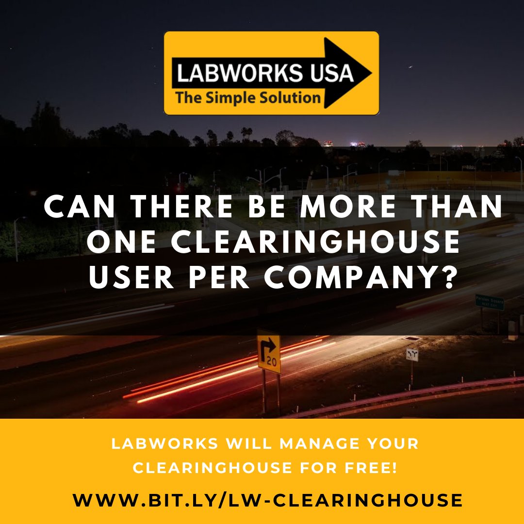 Labworks USA on Twitter "Yes. Employers, consortia/thirdparty administrators (C/TPAs), medical