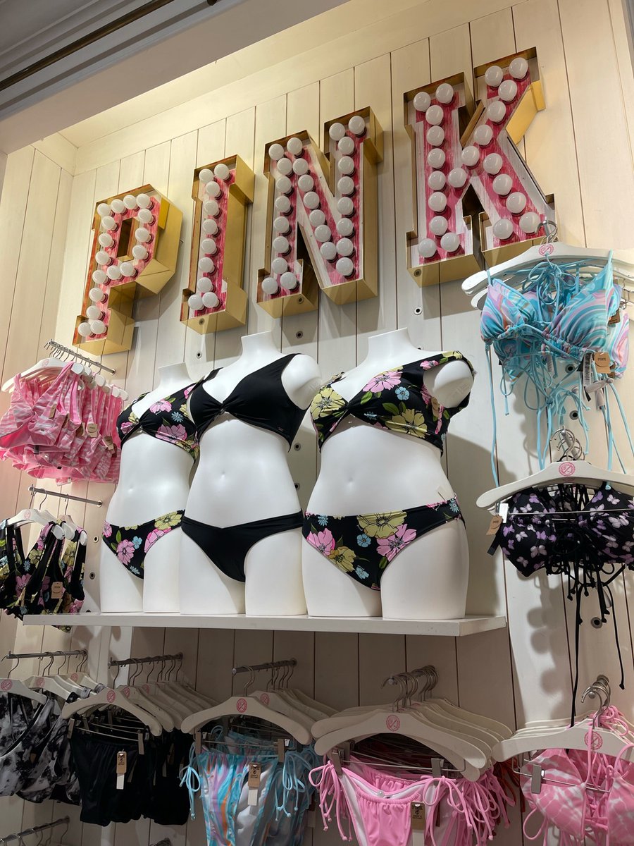 VSPINK's tweet photo. Suit yourself! When it comes to #PINKSwim, you’ve got options! #MakeYourBreak https://t.co/b4D7s5tHwR