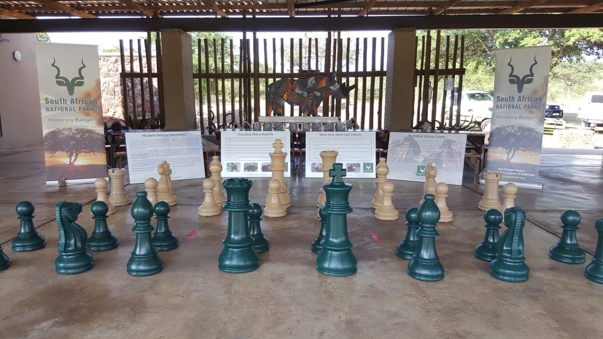 SANParksHR's tweet photo. Members of the SANParks Honorary Rangers Project Embrace team from the Vaal Triangle region had their visit of 2022 to Marakele National Park during February. The region also handed a chess set, blinds and information boards over to the park management.
#VolunteersAtWork https://t.co/drypUtLYo6