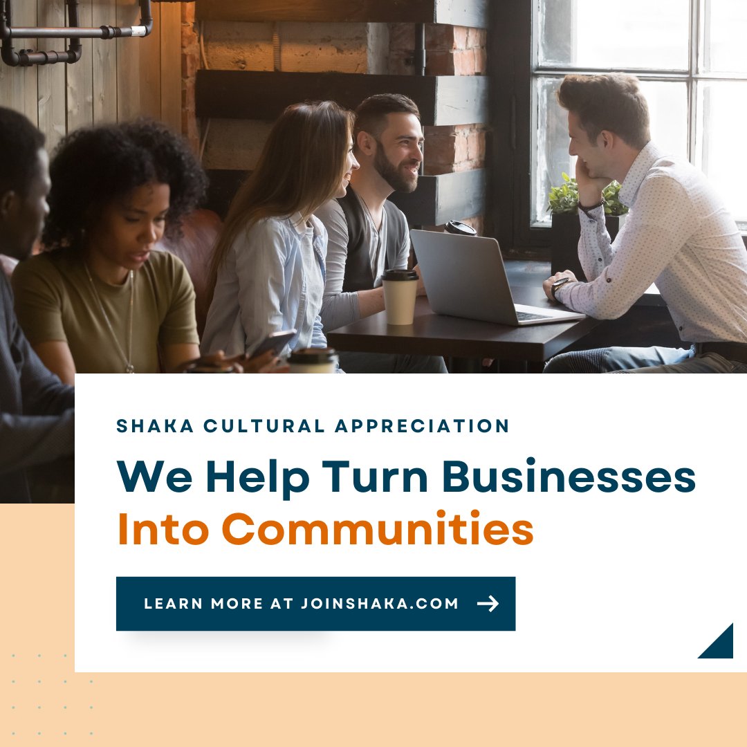 JoinShaka's tweet photo. Turn your business into a community with Shaka 🤙We help your teams get connected, active, and motivated to do their work. Achieve your dream team today and learn more about us at https://t.co/efgq8m9HNi

#joinshaka #employeeengagment #workplaceculture #community #teamculture https://t.co/rYddb104QO