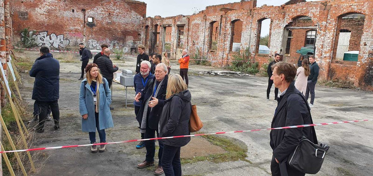 Interesting day at the site of the Former Salthouse Paper Mills, Barrow-in-Furness, developing our proposals for a new Eco-village providing 700 new low-energy high-quality homes together with leisure and retail facilities in attractive streets, squares and unique spaces.