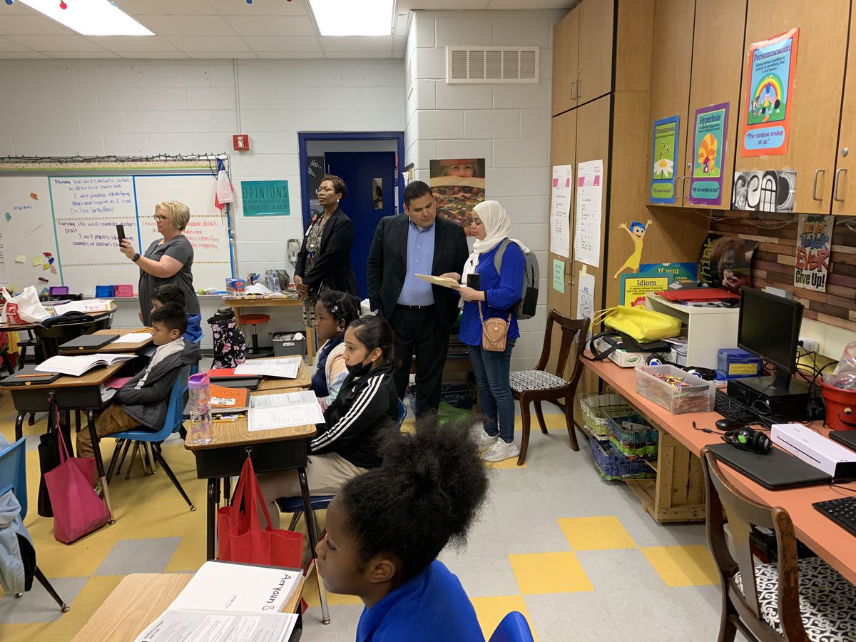 Dr. Avellaneda makes a visit to Carroll Elementary to check on Egyptian students with <a href="/TexasConsortium/">Texas International Education Consortium (TIEC)</a>.