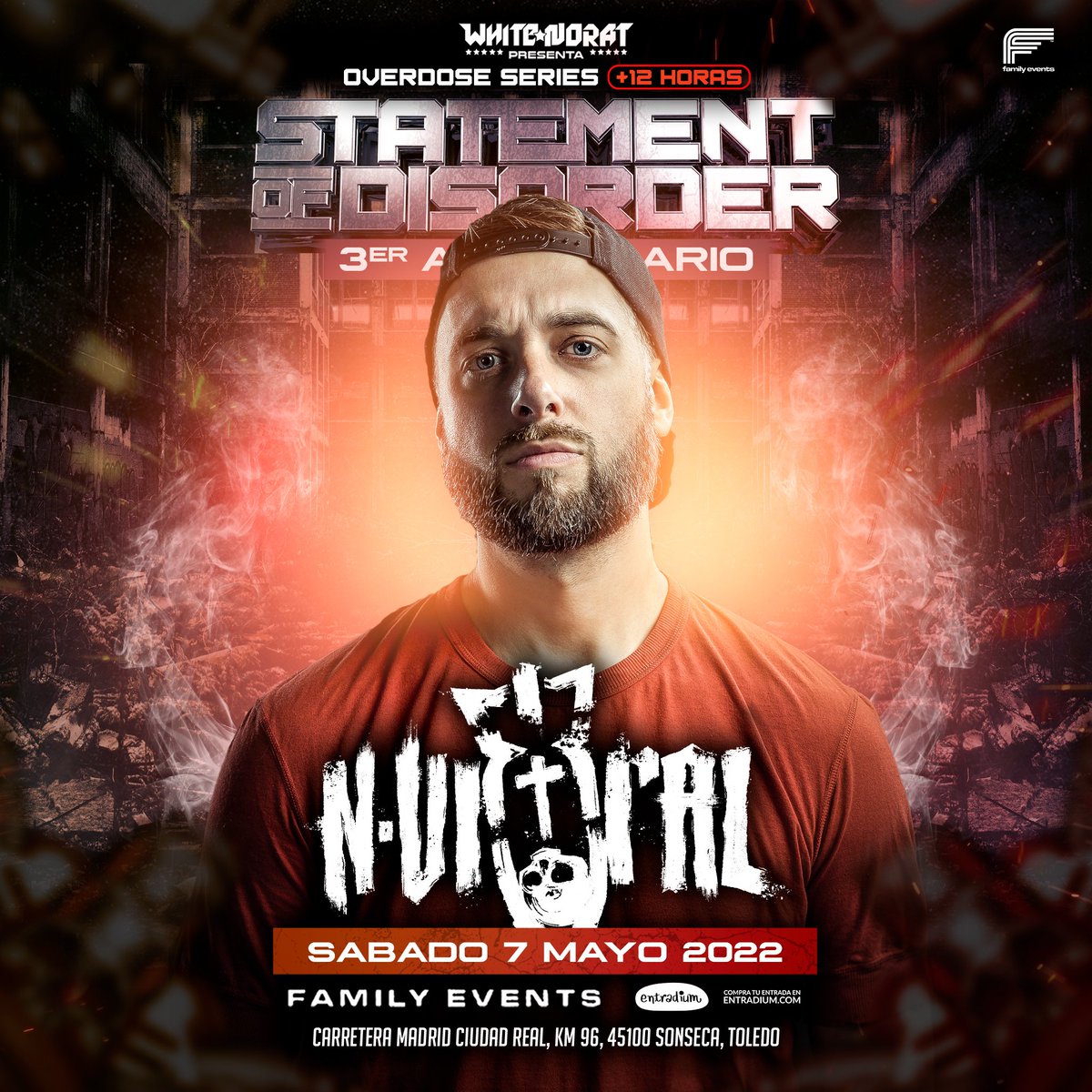 WhiteNorat's tweet photo. Se viene interesante el 7 de Mayo en @FamilyClub95 con @NVitral MOH🔥 Link en Bio! https://t.co/RCcNdNvUF0