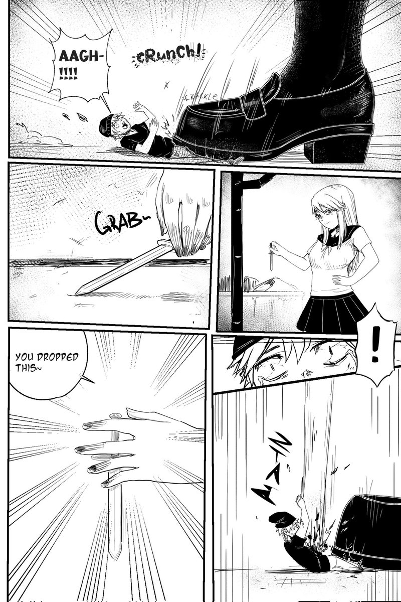 GtsTenshi's tweet photo. A comic for me @Smearz2 🔥  

#SizeTwitter #gore #crush #feet https://t.co/QuXuptr7bG