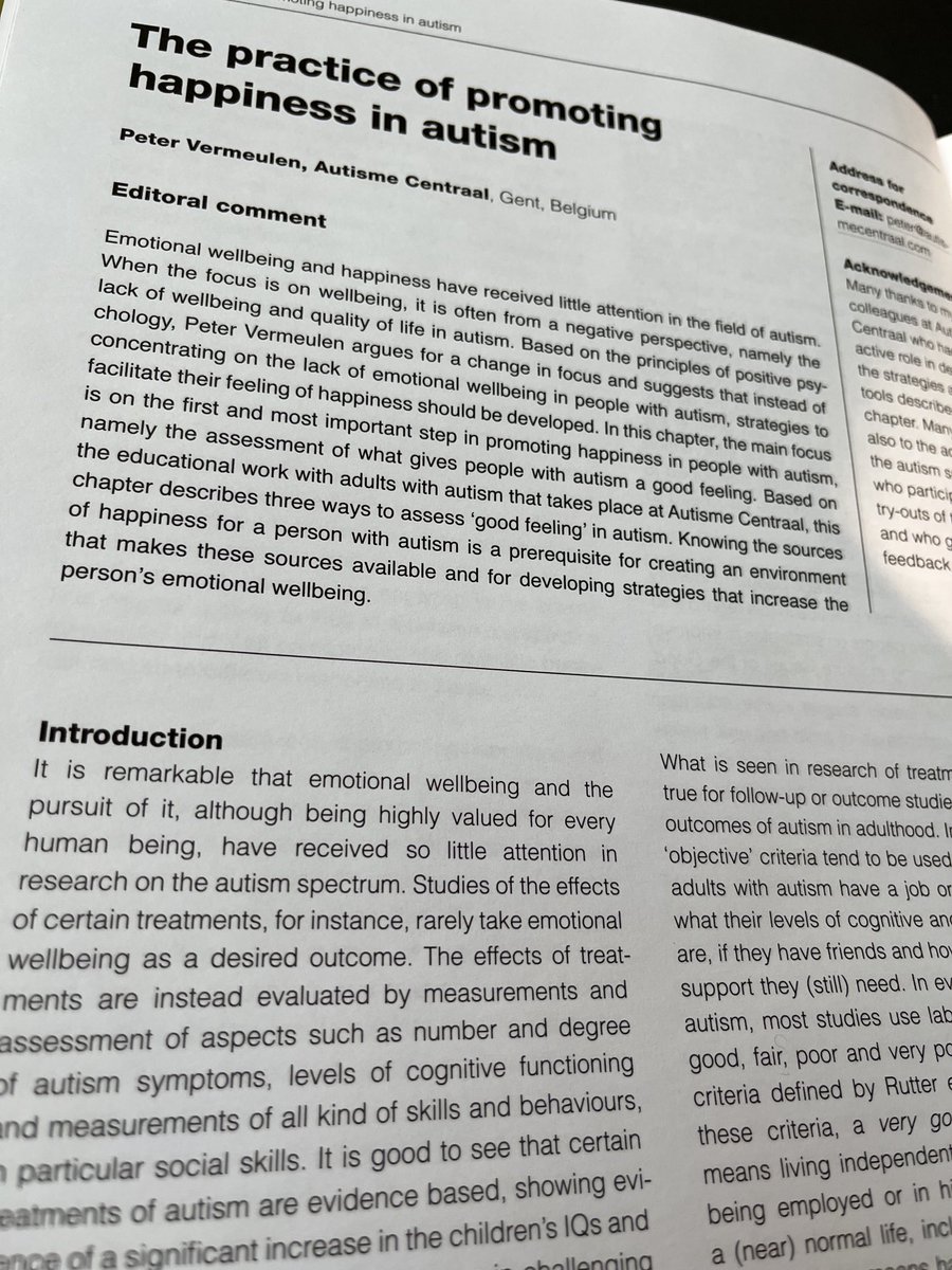 OTDenise's tweet photo. #HappyCoaching 
Found ⁦@Peter_Autisme⁩ chapter in Good Autism Practice today https://t.co/WCNqBEEprY