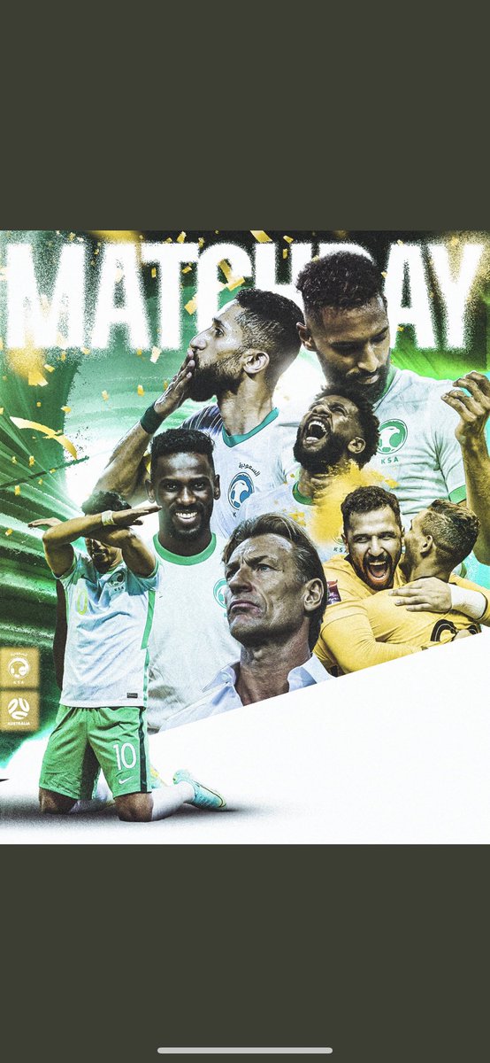 معاك يا الاخضر 
 #السعودية_استراليا