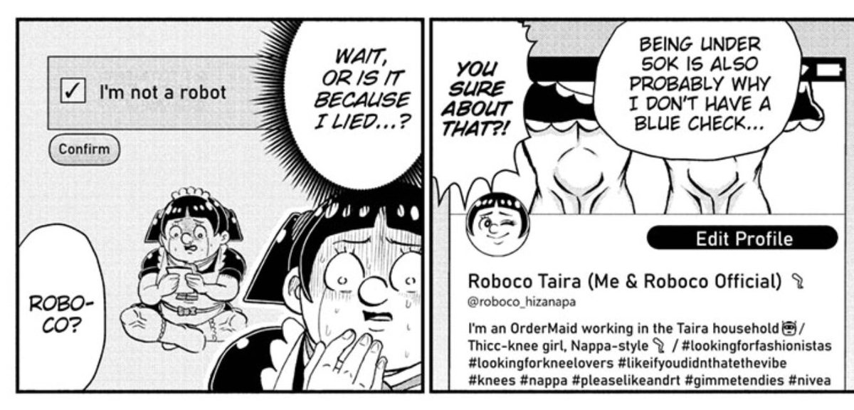 LJ_Hollywood's tweet photo. The truth hurts!
#MeandRoboco #chapter82 https://t.co/IfLLdPuwcu