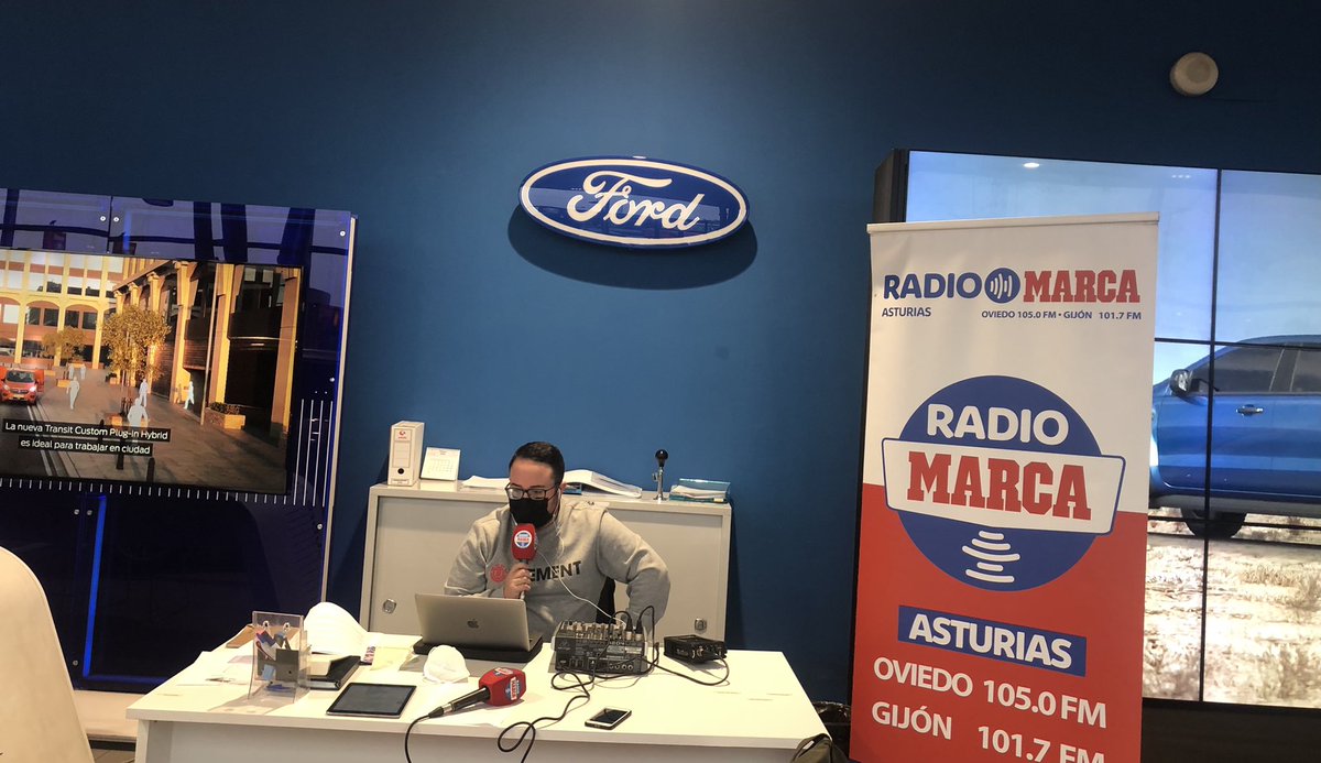 RMarcaAsturias's tweet photo. 🚗 Ya suena #MarcaMotor con @borfgarcia desde Ford Autoavisa
En el 1️⃣0️⃣1️⃣.7️⃣ Gijón y Avilés
En el 1️⃣0️⃣5️⃣.0️⃣ Oviedo
En la App 📱
En la web 💻
#SintonizaTuPasión
#LaRadiodelDeporteAsturiano https://t.co/Iodgb7mgLH