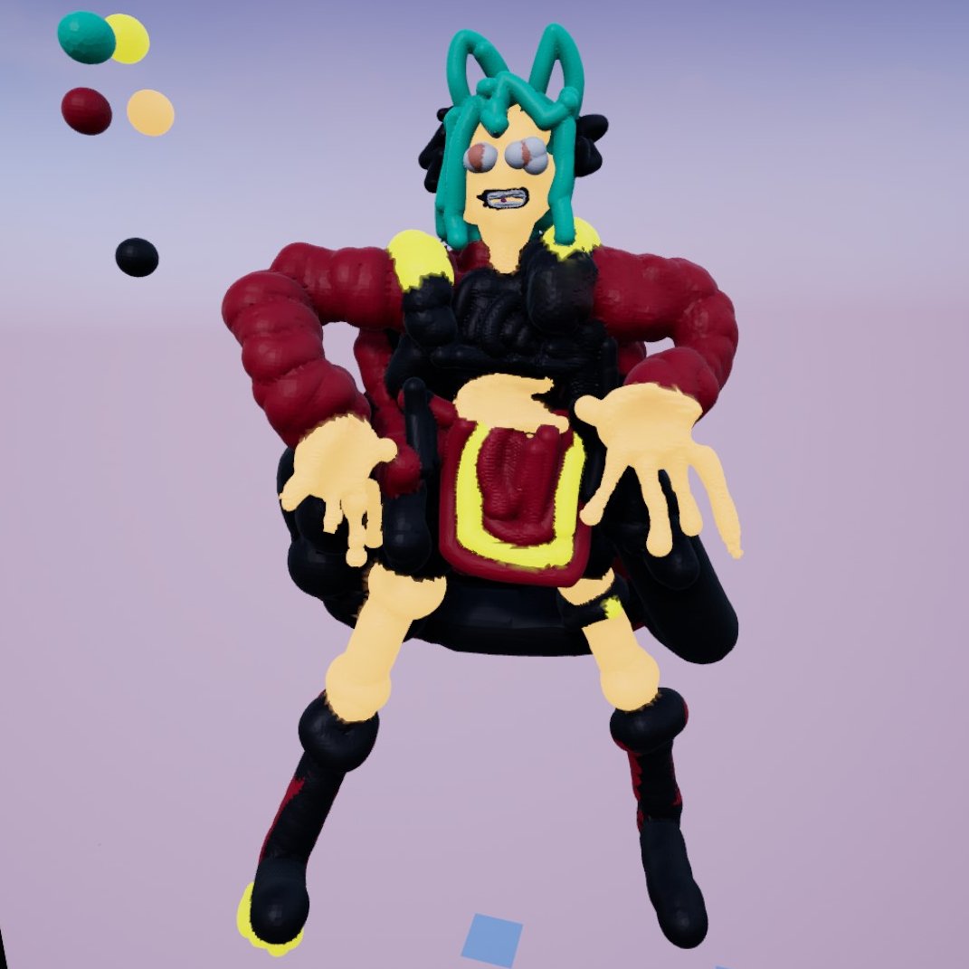 Mallowgames1's tweet photo. Did you guys know that I'm a top tier lvl 100 SculptrVR sculptor boi? This was one of my first models EVER that I made today, and its GREAT right?
Thank you @yen_dere for letting me sculpt you! One day I'll get super good at sculpting and redo this!
#ENVTuber #Vtuber #SculptrVR https://t.co/AyLqNK9Pfr