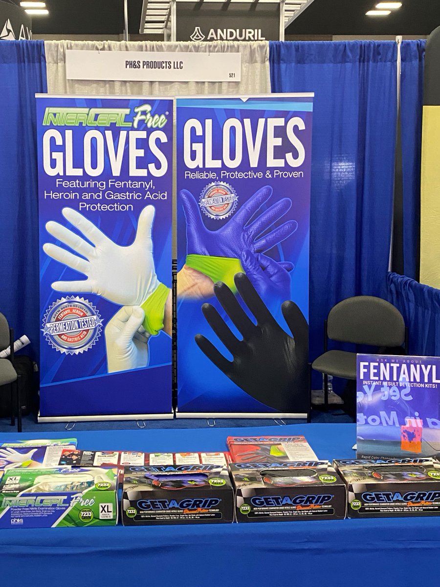 phsproducts's tweet photo. We are at the Border Security Expo in San Antonio TX! Booth 521. Come down and see us, Try our gloves!! https://t.co/gMuIe7yPHA