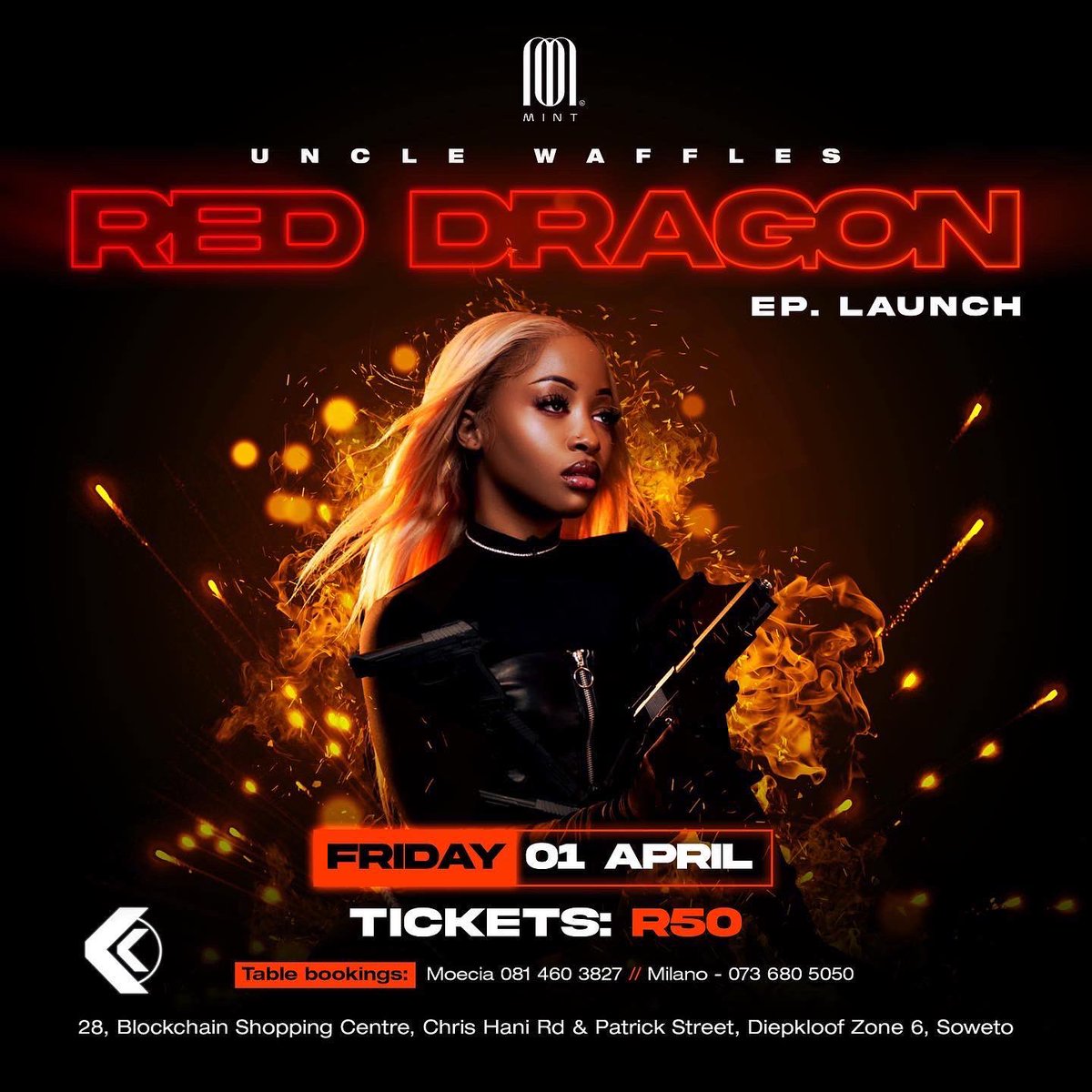 kreativeKornerr's tweet photo. Red dragon 🐉 🔥 shut down this Friday at Zone 6 venue. It’s super exciting to announce this event in an effort to celebrate @unclewaffles_ debut ep “Red Dragon” 

COME CELEBRATE WITH US TICKETS OUT NOW LINK: https://t.co/OqYT8tJPl9 https://t.co/jFMSC9fjxW