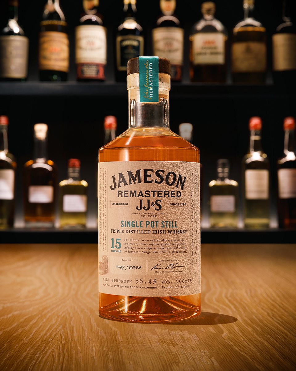 Jameson Anthology is a new series of reinterpretations of old classics as well as new experiments. It kicks off with Jameson 15 Years Single Pot Still, focused on a heavier spirit style and sherry cask influence. Bottled at 56.4% and sold via ballots <a href="/jamesonwhiskey/">Jameson Whiskey</a> #whiskey