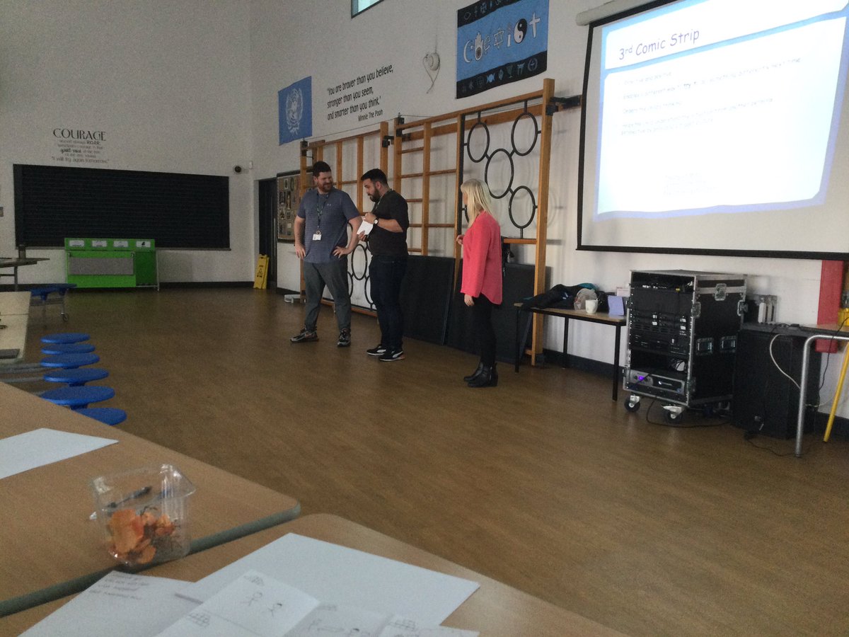 DeputyJanS's tweet photo. A great staff meeting on #socialstories and #comicbookconversations from @OSSME_AI this evening - really useful learning for us all @svpprimary @SVPEYFS @Andreacurran15 @Embop28 https://t.co/VUJOuXZvEB
