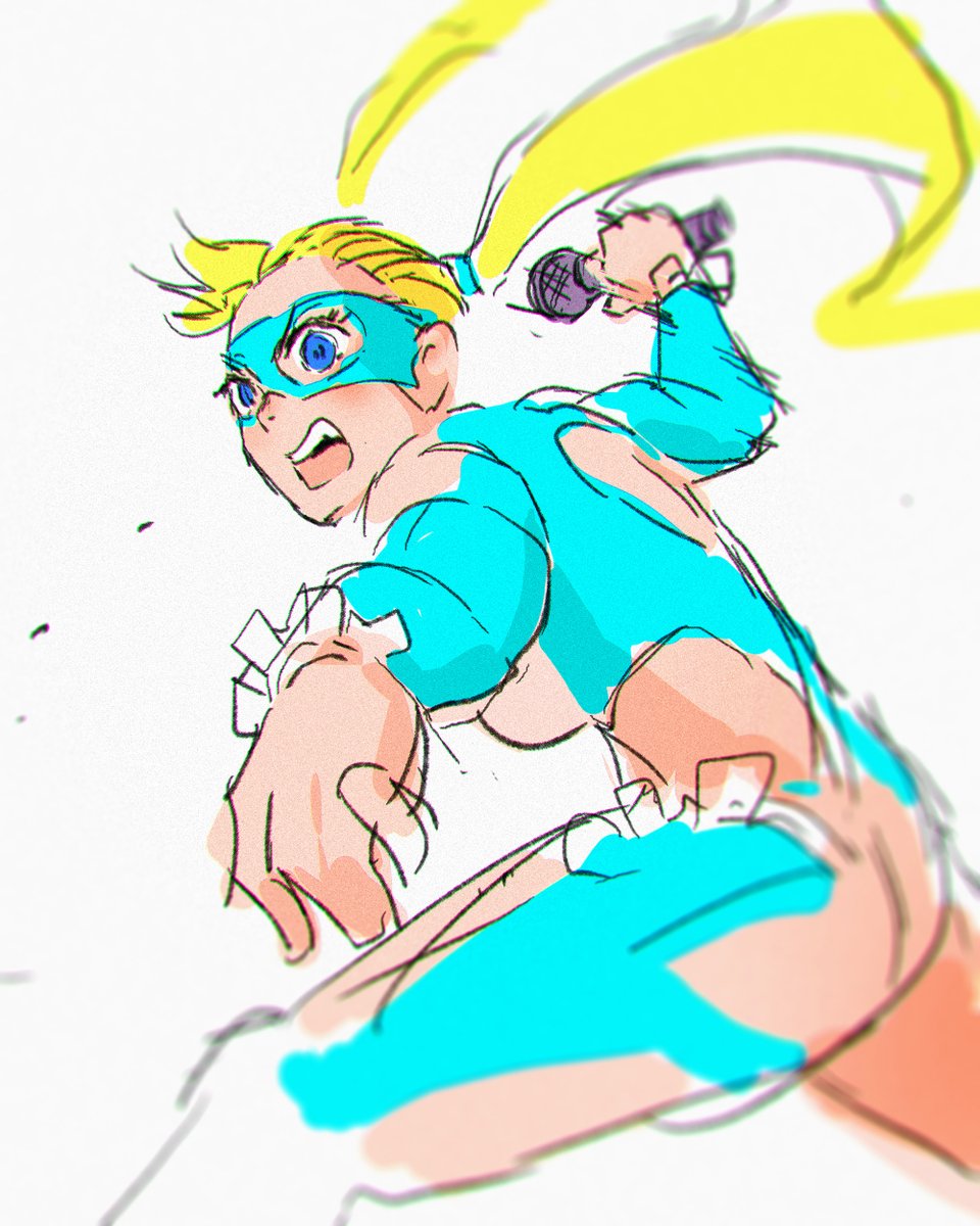 レインボー・ミカ 「R. Mika's Mic Throw can kinda be used as」|Quasimodoxのイラスト