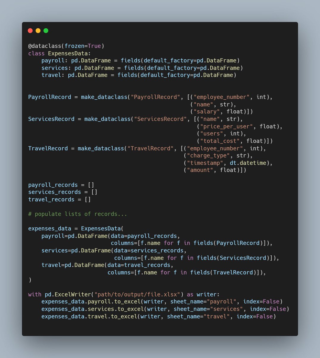 How do you collect some #data, power a #dashboard, and export it as a #spreadsheet?

This has become my go-to pattern with #Python, #Pandas, #Jupyter.