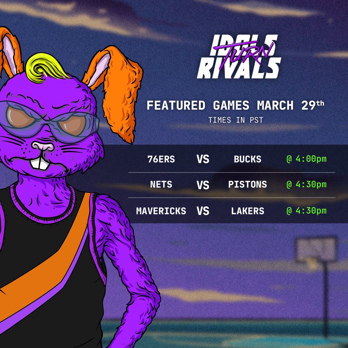 sibersports's tweet photo. This one is going to be fun 😈

Picks lock in at 3:00PM PST. 🔒

https://t.co/sFcBs0feND https://t.co/PLcjvGeGV4