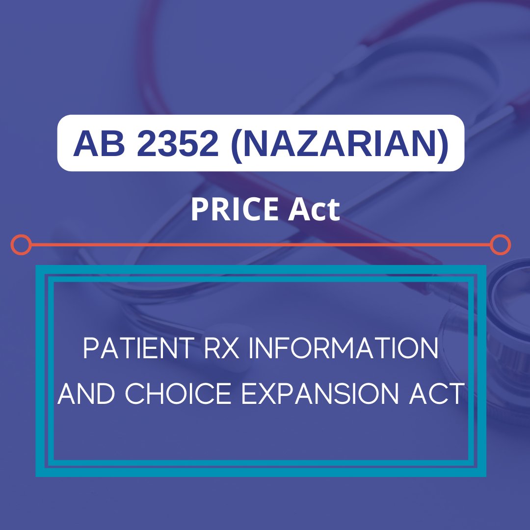 CA Chronic Care Coalition on Twitter "We urge to SUPPORT the PRICE Act
