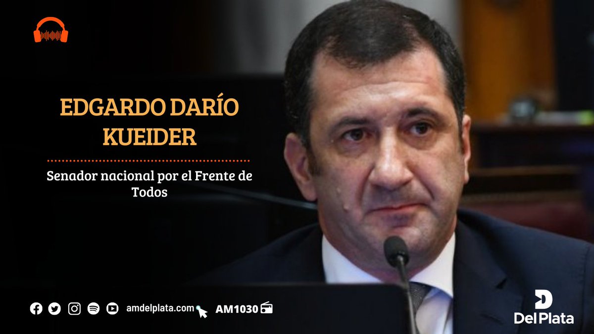 📻 [#Sobremesa] Edgardo Dario Kueider (<a href="/EdgardoKueider/">Edgardo Kueider</a>), senador nacional por el Frente de Todos, en comunicación con <a href="/pautrapani/">paula trapani</a>, @marcanay y @ale_gomel
 
🎙AM1030
📲1123401030
🔊 amdelplata.com