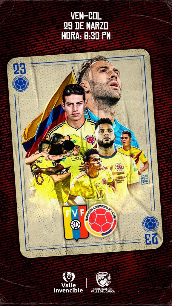 ClaraLuzRoldan's tweet photo. Dios mío, que esta última carta sea la ganadora. ⚽️🔥 Nuestras esperanzas de ir a Qatar, llegarán hasta el último suspiro del partido. #VamosColombia 💛💙❤️ https://t.co/Epbjb2sbGz