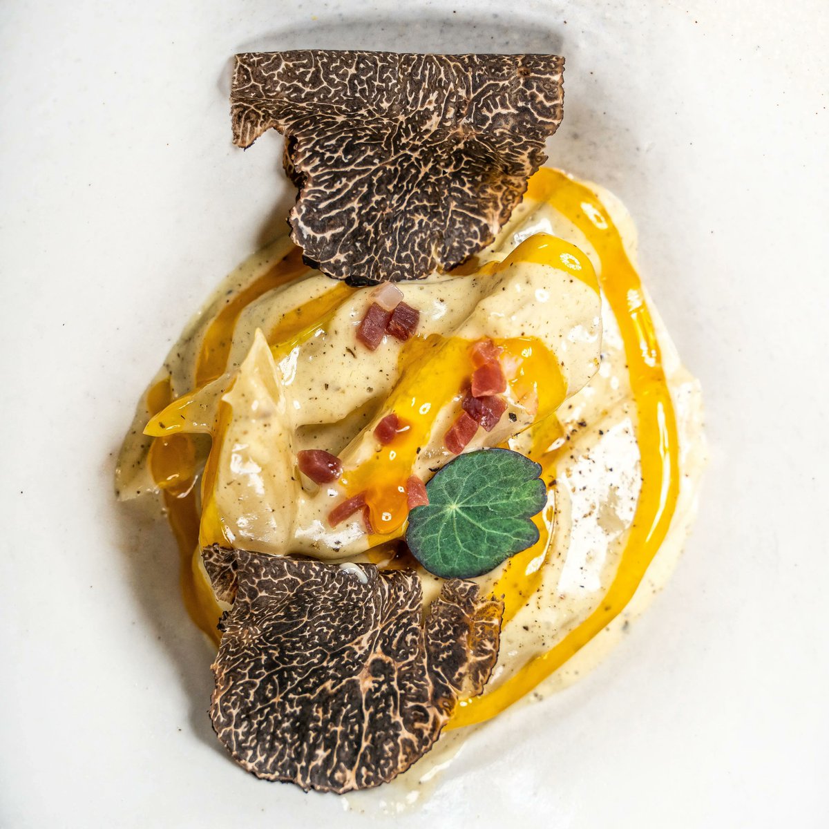 Rest_Calenric's tweet photo. Salsifí a la carbonara. Carnós i cremós 😋
#salsifi #carbonara #calenric #valldebianya #estrellamichelin #michelinchef #michelinstar #guiamichelin #oad2021 https://t.co/anHnjPXRkm