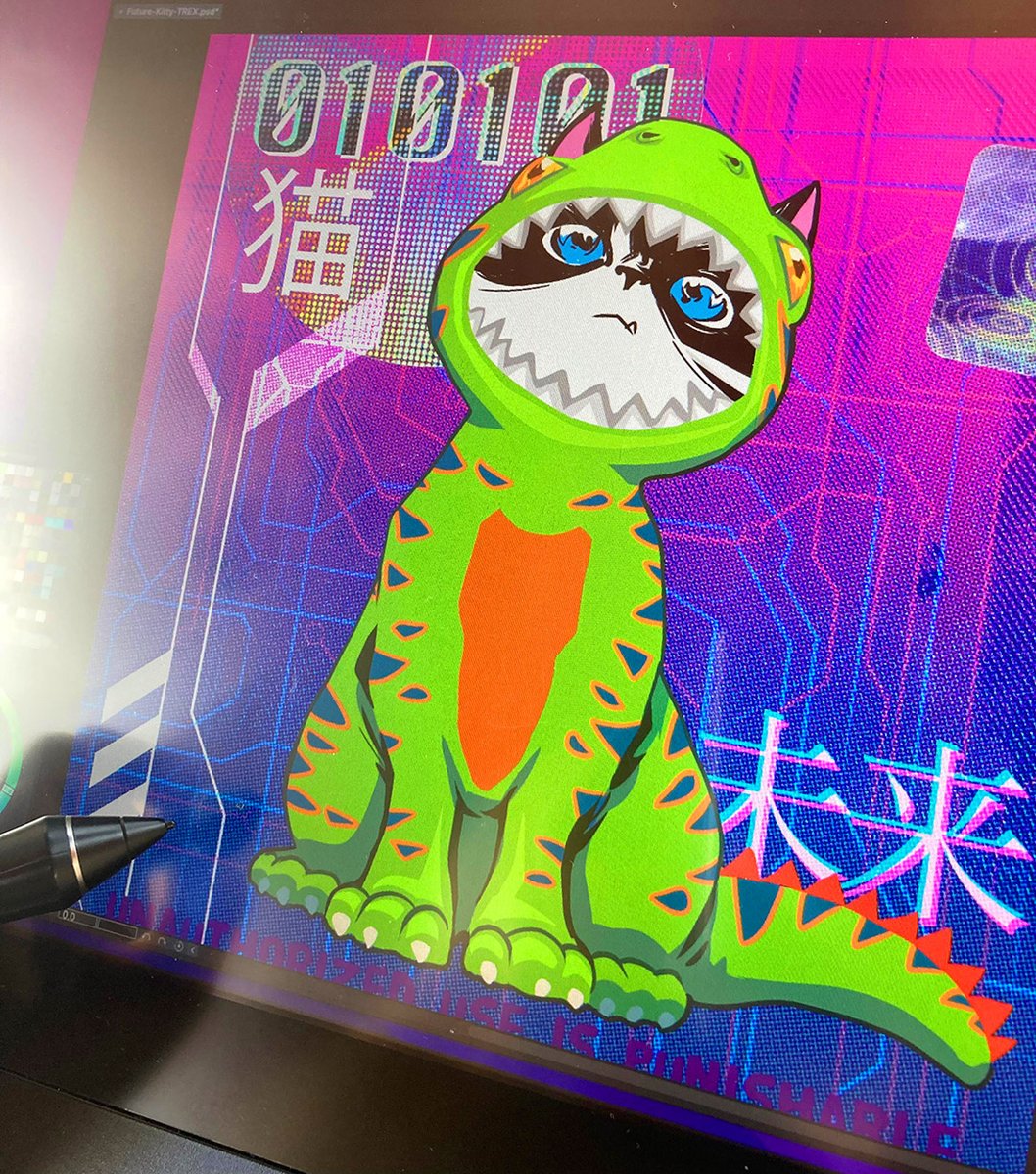 FutureKittyNFT's tweet image. Meo-Raaaaaaaawwwwr! 😺🦖
Any #kitty AND #dinosaur lovers?
#NFT #NFTs #NFTCollection #NFTcollections #NFTGiveaway #NFTGiveaways #NFTshill #nftart #NFTartwork #NFTartists #nftartist #NFTcollectables #nftcollectable #nftdrop #NFTdrops #NFTCommunity #NFTProject #NFTProjects #newnft
