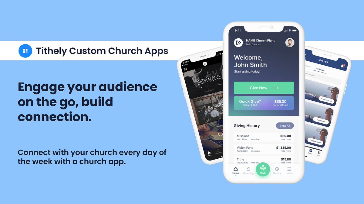 tithelyapp's tweet photo. Yes, you just heard that news right!
Group Chat Notifications and Chat Live Streams are available NOW!
Learn more 👇
https://t.co/rfBq30E7Ui
#tithely #churchtech #customapp #tithelynext https://t.co/c1ExHn0Ctj