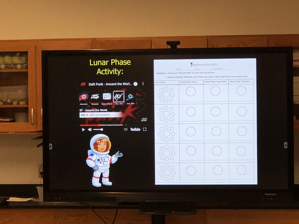 MadMath_PMS's tweet photo. Students conducting the Ring Around the World activity for Moon Phases. They go around the world, land on a moon phase, then predict moon phases based on given days. Lots of engagement and discussion! @DDsaintsELP @CarmenChavira16 @LucianoAlcala2 @PJohnson_BAMS @MsRamirez2022 https://t.co/zyc55AZJnQ