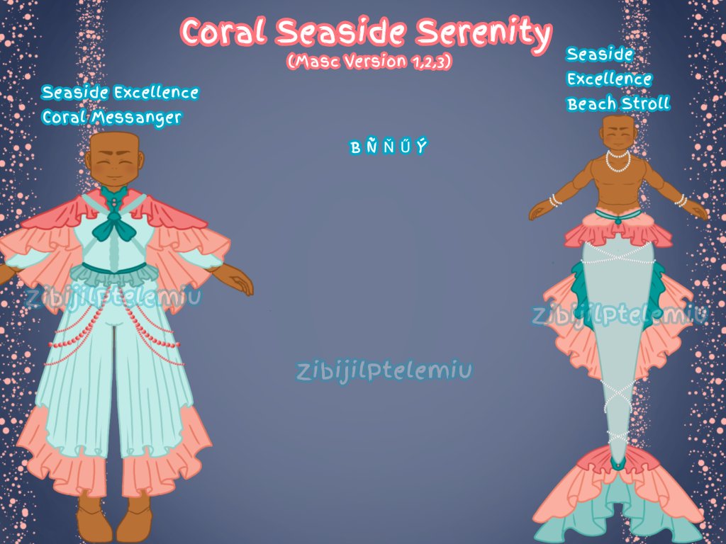 iiDollieFluff's tweet image. Coral Seaside Serenity  (Concept)
-
Complete with toggles, accessories, a parasol, and small extras. + Mermaid Toggles for both Masc and Fem

Check the thread!
-
Tags: 
@nightbarbie @reddietheteddy @iiFer_plays 

#royalehigh #RHConcepts #RHTC #roblox #robloxart