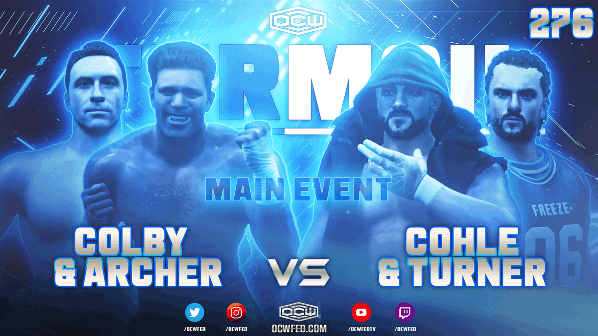 ocwfed's tweet photo. Saddle UP! We back on our ish again! 

OCWFED: Turmoil 276 Card 
https://t.co/EckhDCltfB

4.8.21 - 7:05PM ET
https://t.co/UtbOOytP5L
https://t.co/reEKbK8aGH

Let's see how non cheesy PVP can be with #WWE2K22 shall we? 

#ocwfed #twitchtv https://t.co/0sopoR2fFT