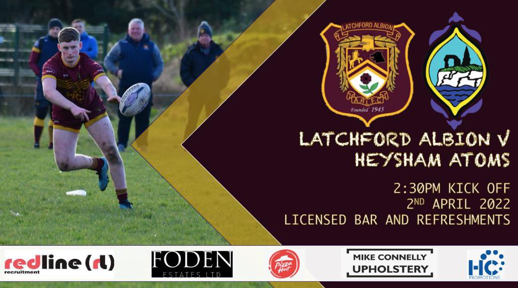 LatchfordAlbion's tweet photo. Back in action this Saturday with another home fixture for you

🆚 @HeyshamAtoms 

📍ASICS Victoria Park Arena, WA4 1DG

📆 Saturday 02 April

⏰ 2.30PM https://t.co/Qui7YVj4XL