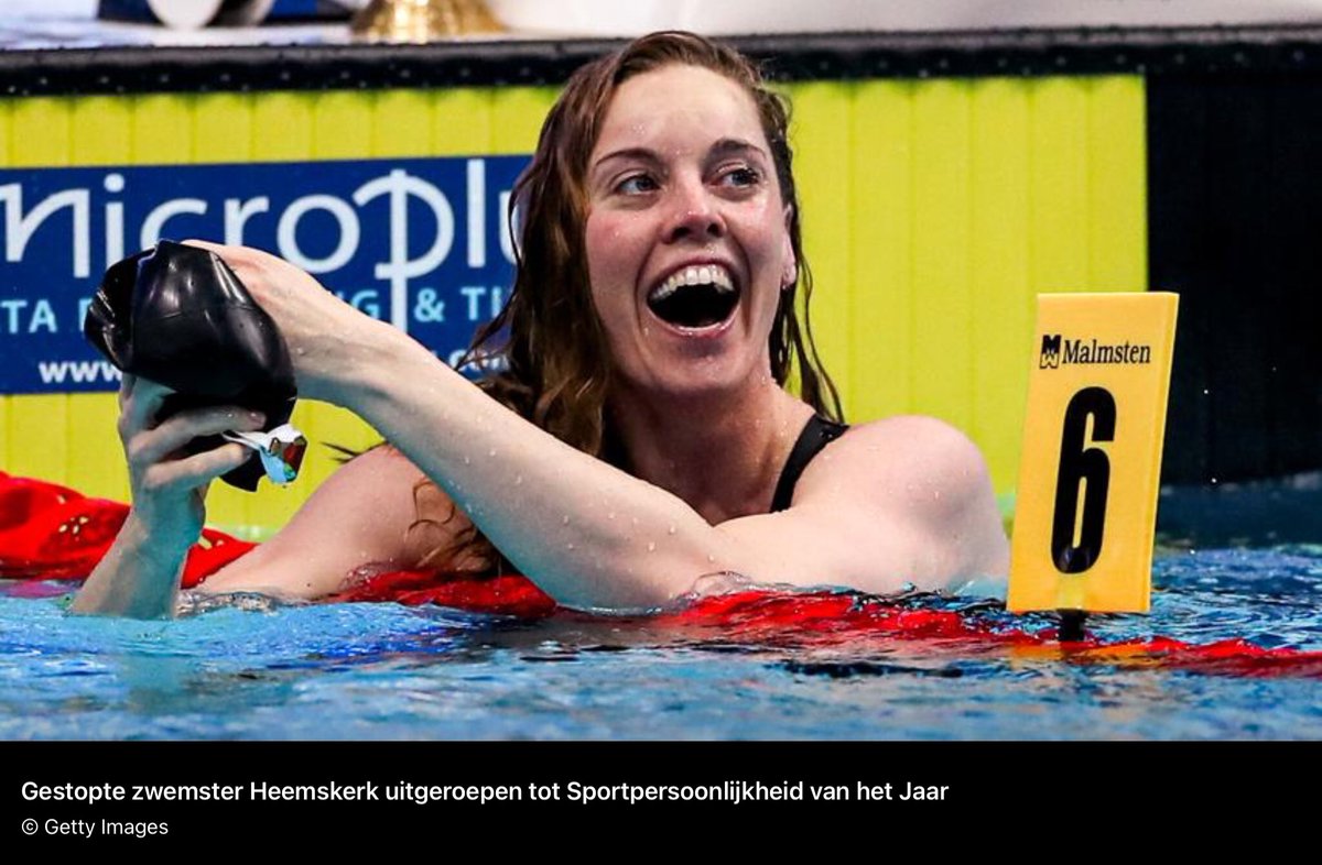 Zeer terecht <a href="/FemkeHeemskerk/">Femke Heemskerk</a>! Proficiat!