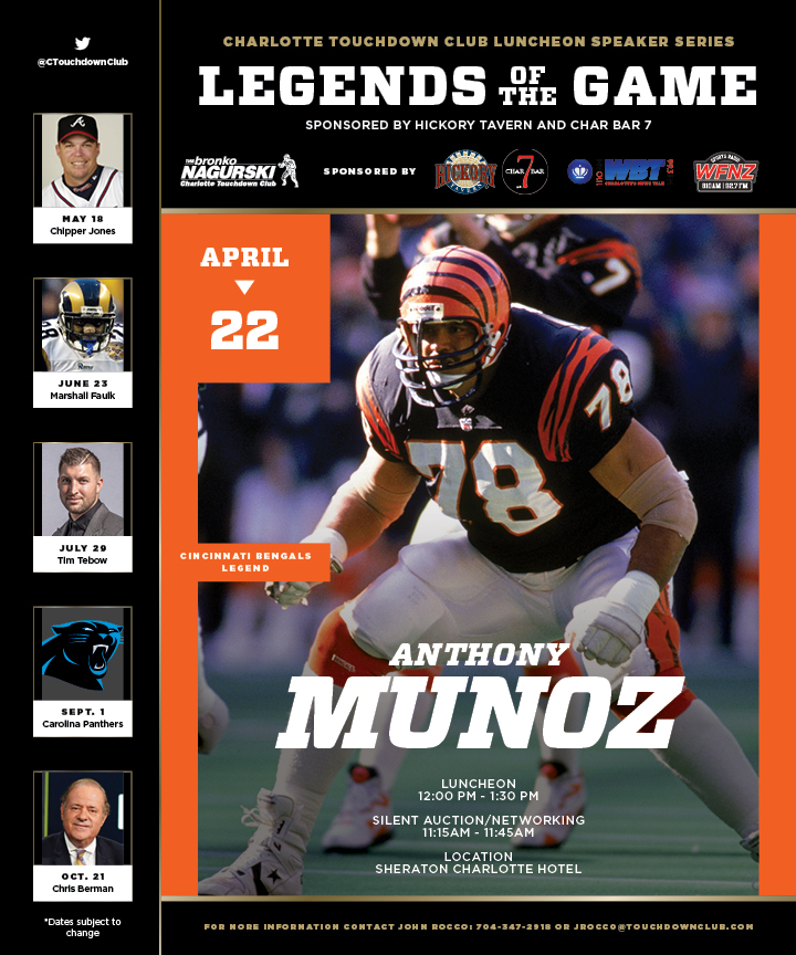 Don't forget to save the dates for all of the amazing events that we have lined up in 2022!

Sponsored by <a href="/TheHickoryTav/">Hickory Tavern</a> <a href="/CharBarNo7/">CharBar No. 7</a> <a href="/wbtradio/">107.9 FM WBT, Charlotte's FM News Talk</a> <a href="/wfnz/">Sports Radio WFNZ</a>