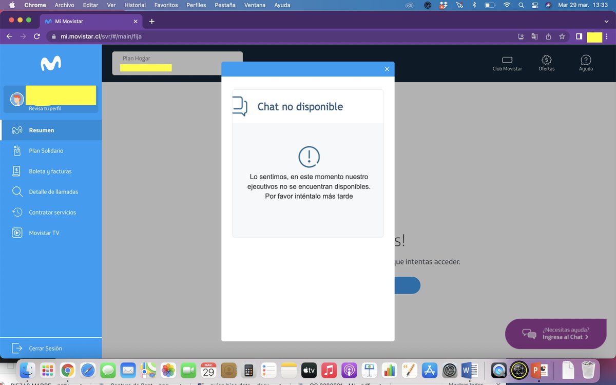 teresapinango's tweet photo. 3 semanas tratando de dar baja servicio, espero +30 min en call center, se cae la llamada, te pasan con 3 pers que no hacen nada. Vaya a sucursual virtual nunca aparece un ejecutivo. Dejen de robar a la gente, estoy pagando un servicio que no uso. @AyudaMovistarVe @MovistarChile https://t.co/B4Wl4IXwcd
