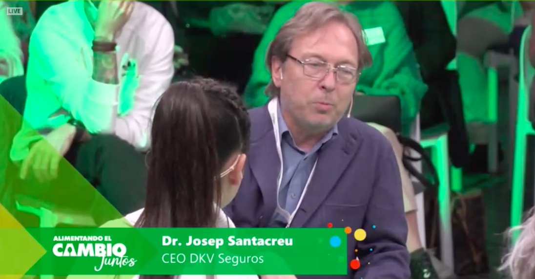 "Para vivir más años con mayor calidad es fundamental tener buenos hábitos que se tienen que crear y mantener a lo largo de la vida. Las personas seremos más saludables cuanto más respetemos al planeta", <a href="/DrSantacreu/">Josep Santacreu</a> de <a href="/DKVSeguros/">DKV Salud (ES)</a>.