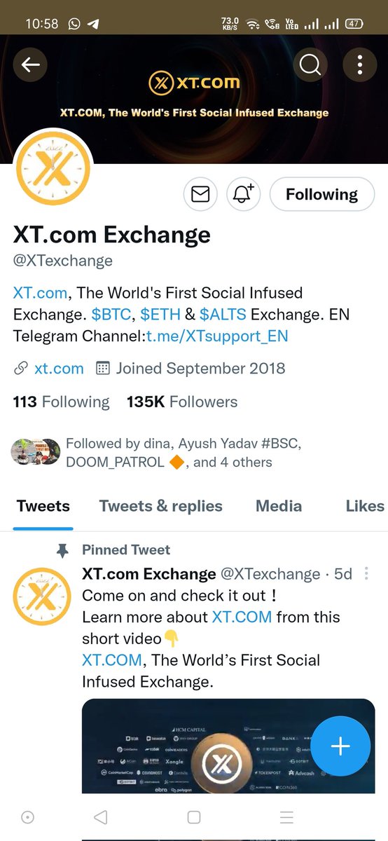 IAmNishMit's tweet photo. @Fantom_Nation @XTexchange I have joined it you should to as there is big rewards and also do spot transaction for more rewards.
@KapilYa88724940 @AyushYa25693650 @1st_elon https://t.co/ebW11Parai
