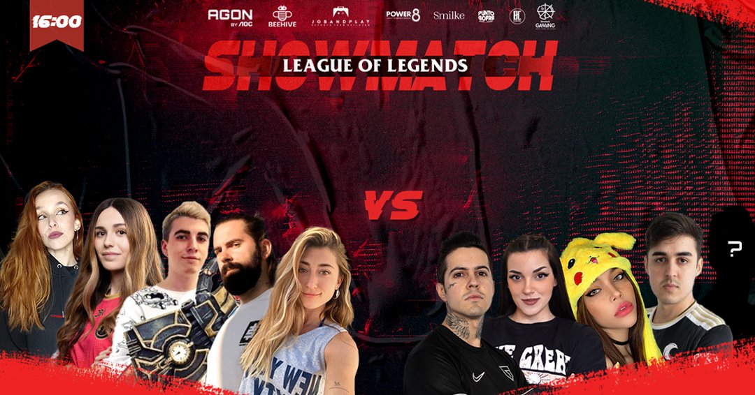 Estos serán los dos equipos que competirán en el Showmatch del LoL!!

Team <a href="/carmensandwich/">Carmensandwich</a> VS Team <a href="/tmartosnen/">Toño Nen</a>

Quieres participar? Sorteamos una plaza en el equipo de Toño entre los asistentes a la inauguración del URJC eSports Summit!!
